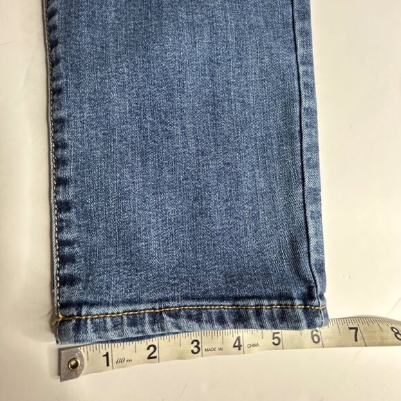 St John's Bay Women's Skinny Leg size 18 Embroidered Blue Jeans - Picture 11 of 15